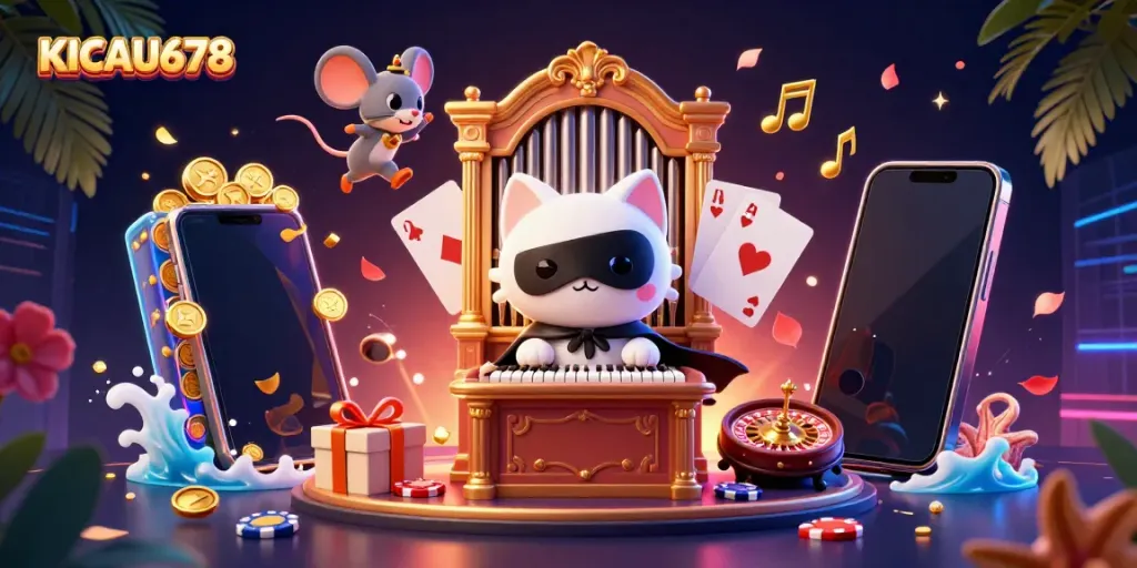 KICAU678 offers dynamic gaming experiences with vibrant visuals and engaging casino themed elements.