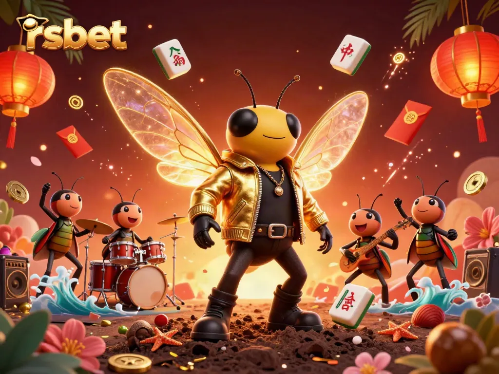 Experience the thrill of gaming with rsbet's vibrant casino scene filled with colorful characters and elements.