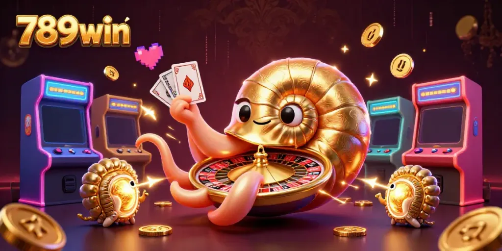 Join the excitement with 789win as the ancient giant nautilus rolls the roulette in a vibrant casino!