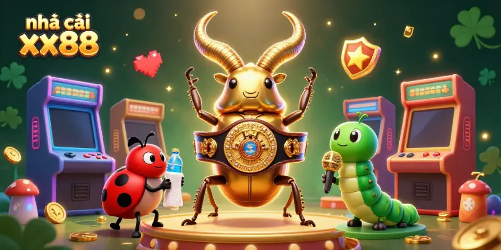 Experience thrilling action at nhà cái xx88 with vibrant 3D gaming characters and casino elements