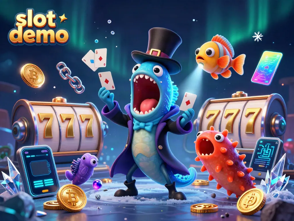 Engage with slot demo excitement in this vibrant 3D illustration featuring a magical underwater scene.