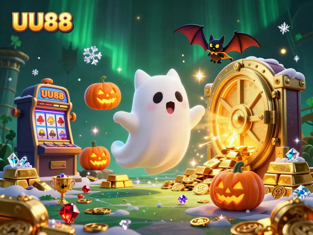 Engage with the exciting world of UU88, showcasing lively casino elements and thrilling characters.